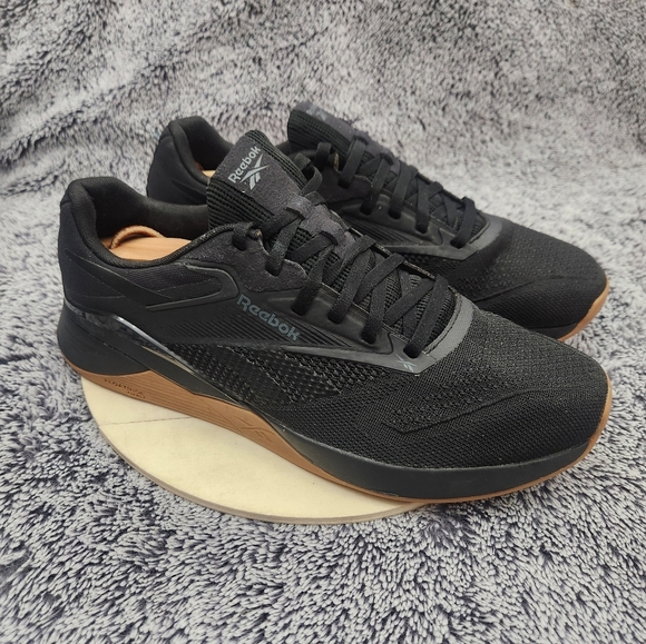 Reebok Nano X4 Black Gum Training Gym CrossFit Shoes Men's Size 12 - Picture 1 of 9